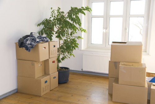 Careful lifting and transport during a Soho relocation